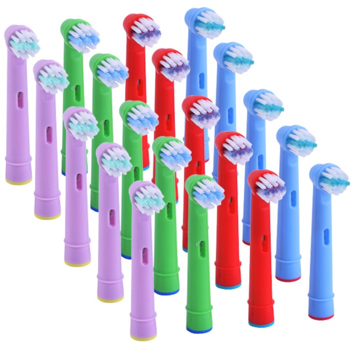어린이 전동 칫솔모 리필 호환모 EB-10A 5개 세트, 20개입, EB-10A, 5개