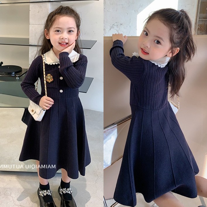 학원풍 니트 원피스 100140호