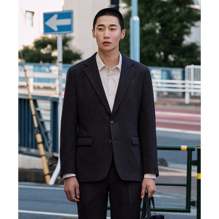 Textured 셋업그레이 릴렉스핏SEJWA01SET