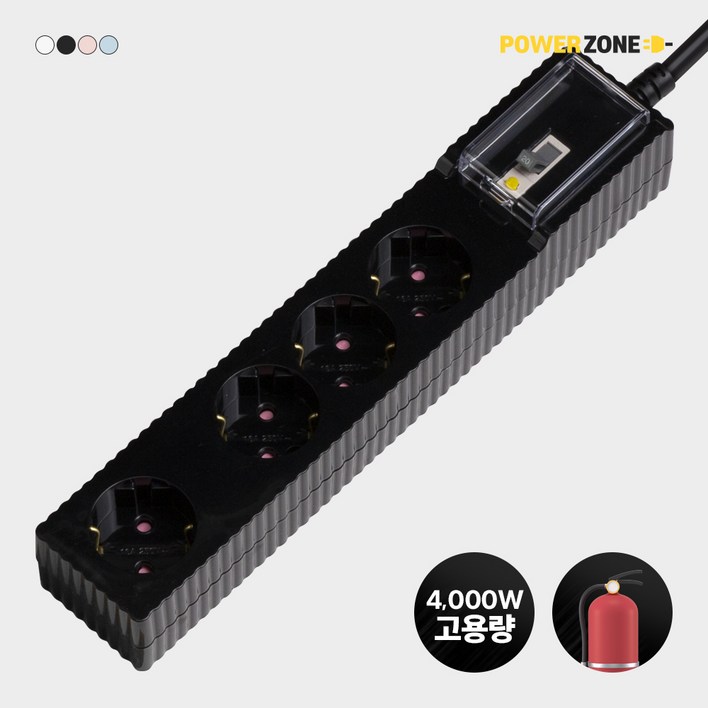 웨이브 자동소화 고용량 멀티탭 누전차단 4구 50cm 1.5m 3m 5m 7m 에어컨 전용 대용량멀티탭, 1개 웨이브 자동소화 고용량 멀티탭 누전차단 4구 50cm 1.5m 3m 5m 7m 에어컨 전용 대용량멀티탭, 1개