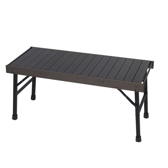 SUN-YE 야영 테이블 IGT 테이블 야외 테이블, 블랙 접이식 테, 16개 개별 유닛 테이블, 자유 조합, 알루미늄 경량 휴대용, 야외 여행, 피크닉, 캠핑, 수납 가방 포함, 검은색