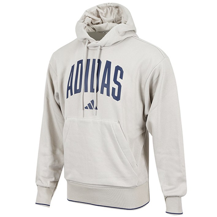 아디다스 M Collegiate Hoodie 데일리 캐주얼 플리스 후드 티셔츠