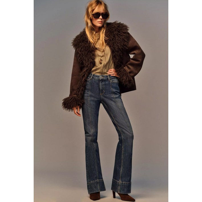 5Y121707 ZARA 자라 여자 데님팬츠 슬림핏 부추컷 청바지7223224