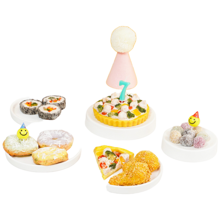 까까묵자 강아지 생일 케이크, 200g, 1세트, 파티 세트