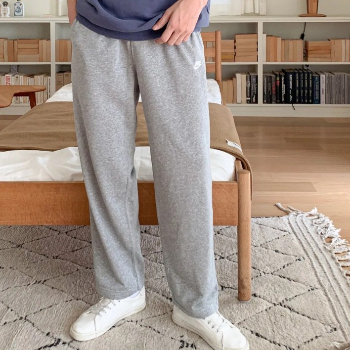 나이키 클럽 프렌치 오픈 헴 팬츠 남여공용 헬스바지