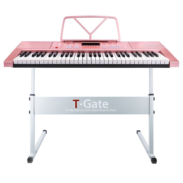 토이게이트 교습용 디지털 피아노 슬림형 TYPE A, TYPE A, 핑크, 1개