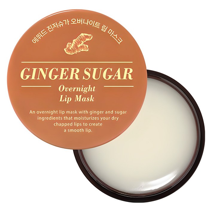 에뛰드 진저슈가 오버나이트 립 마스크 23g, 1개입, 1개 에뛰드 진저슈가 오버나이트 립 마스크 23g, 1개입, 1개