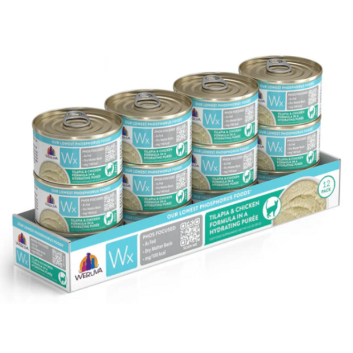 웨루바 고양이 Wx 인 포커스 치킨 퓨레 습식사료