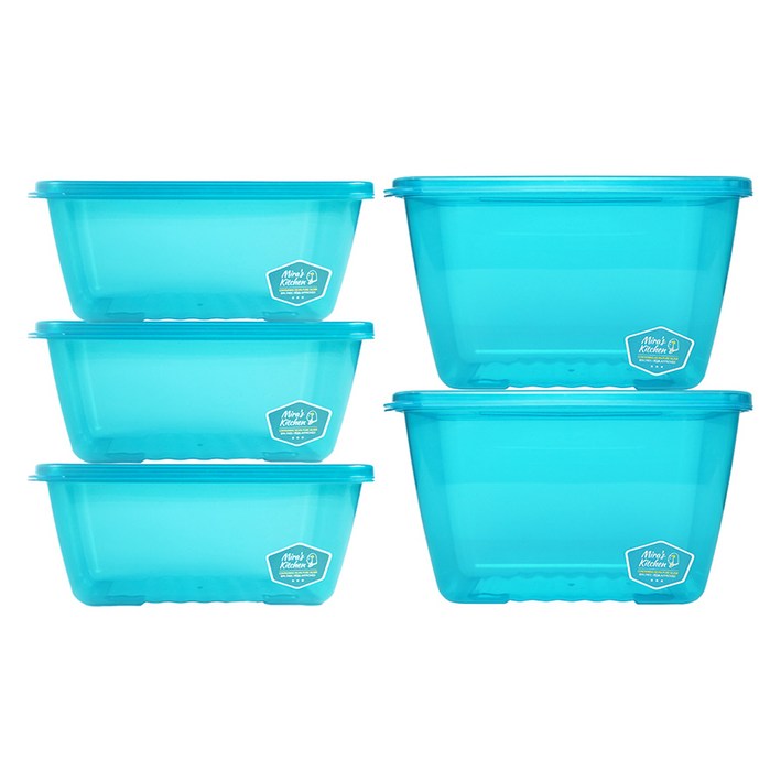 미라네주방 미라클통 밀폐용기 세트, 1세트, 미라네 6호 세트