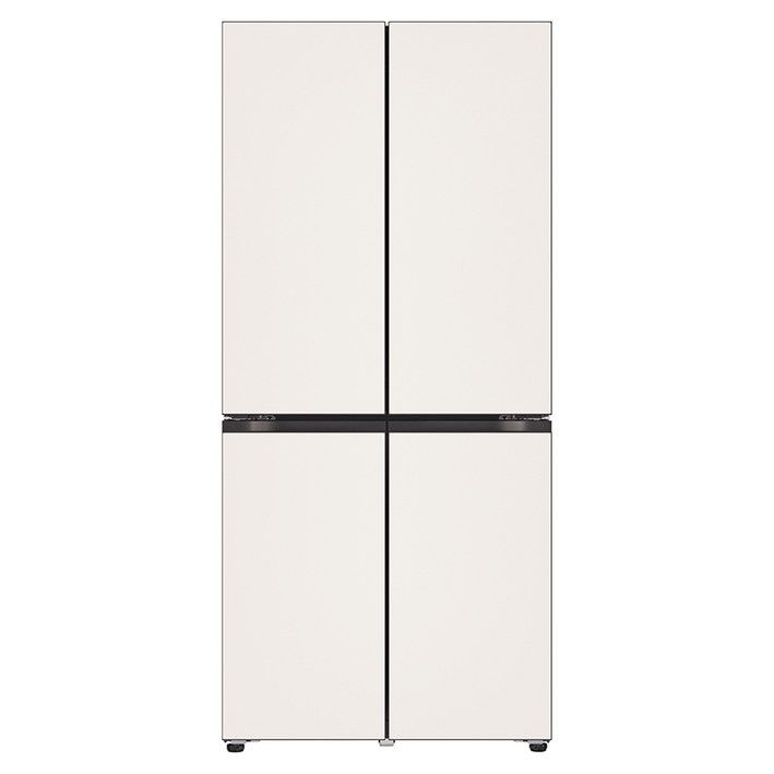 LG전자 디오스 오브제컬렉션 상냉장 하냉동 Fit Max 504L 4도어 냉장고 방문설치