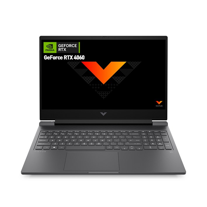HP 2023 빅터스 노트북 16 코어i7 인텔 13세대 지포스 RTX 4060, Mica Silver, 512GB, 16GB, Free DOS, 16r0090TX