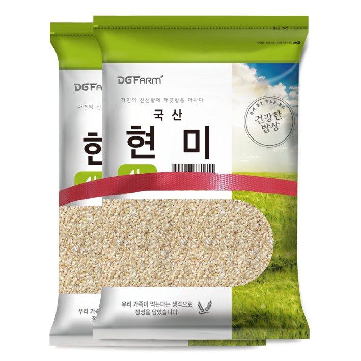 건강한밥상 국산 현미, 4kg, 2개 22,900
