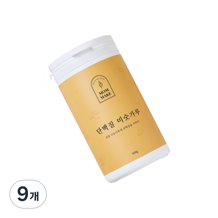 맘메이크 단백질 미숫가루, 500g, 9개