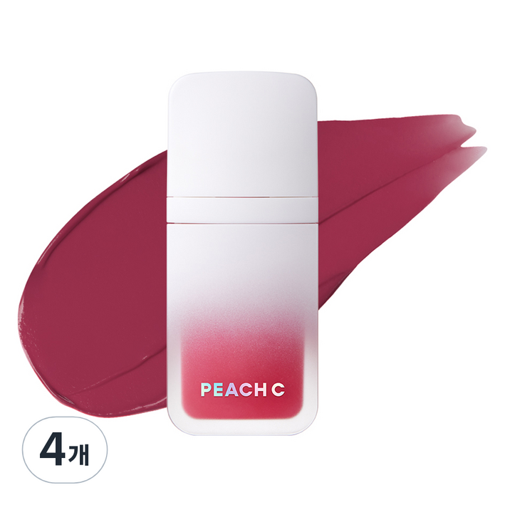 피치씨 블러리 필터 틴트, 6.5g, 05 아날로그 로지, 4개