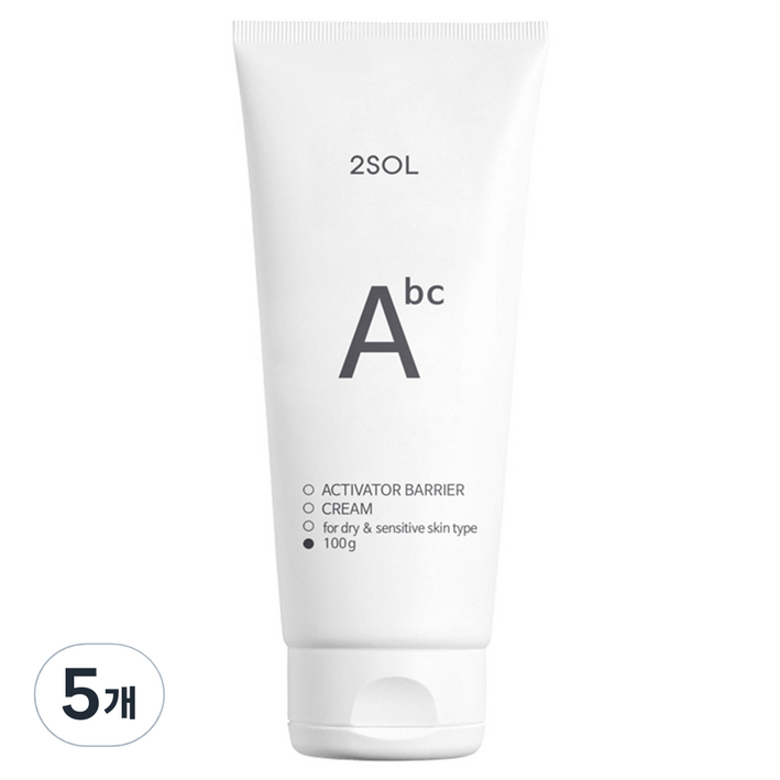 2SOL 엑티베이터 베리어 크림, 100g, 5개