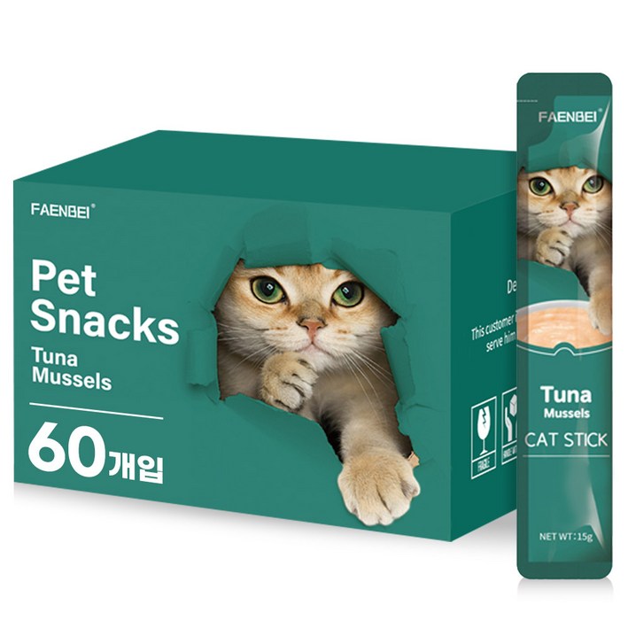 아크로펫 고양이 짜먹는 간식 츄르 60p, 1개, 900g, 참치