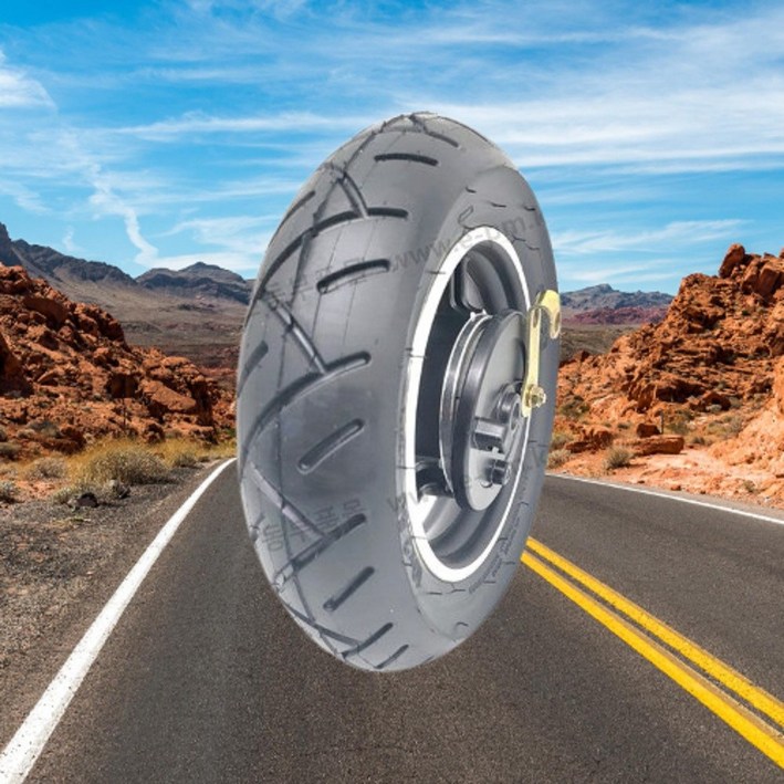 10X2.50 타이어 장착휠바퀴 전동스쿠터 전기자전거 전동킥보드 앞타이어