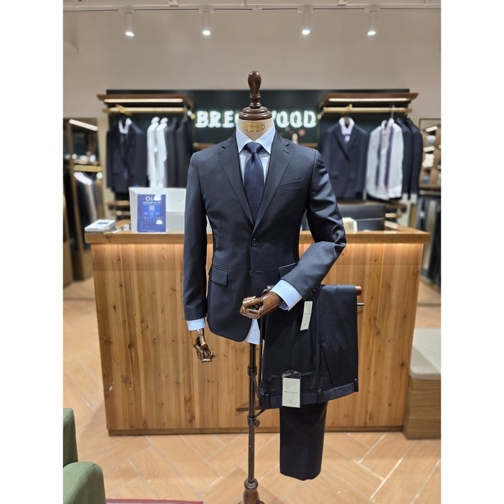 코오롱 브렌우드 울 블렌디드 슬림 슈트 수트 정장 양복 세트 사계절 봄 가을 비즈니스 SS26  BRFFX26955  NYX