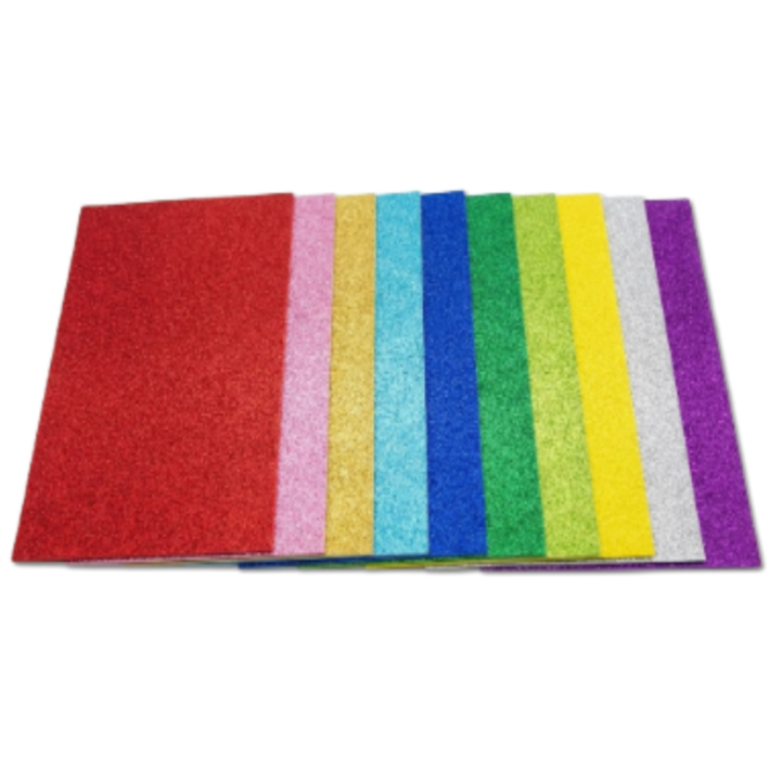 펴나나다 10종 컬러 반짝이 접착 펠트지