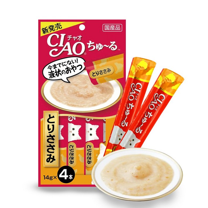 이나바 차오츄르 닭가슴살 14g 4P