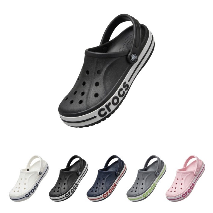 크록스 남녀공용 바야밴드 크록밴드 클래식 클로그 스포츠 샌들 슬리퍼