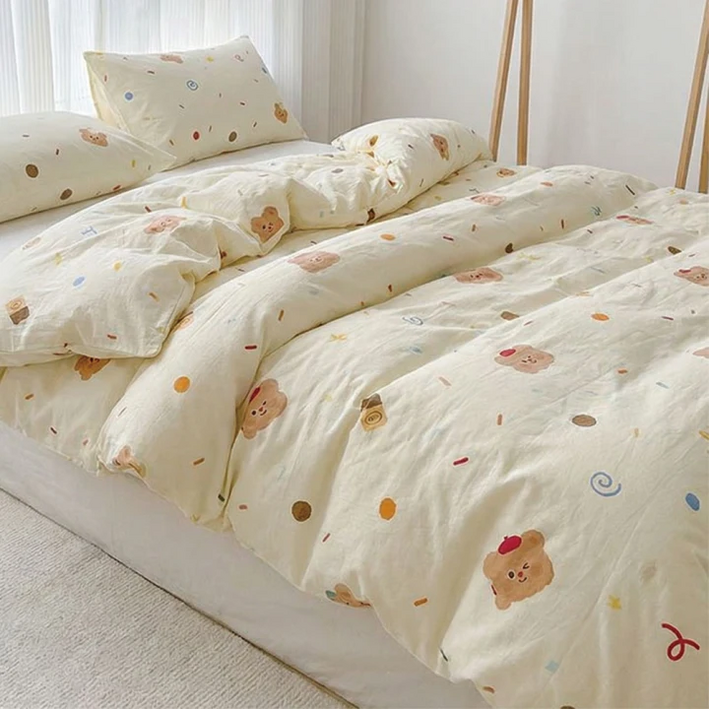 포근달 고밀도 먼지없는 차렵이불 워싱면 극세사 사계절 이불