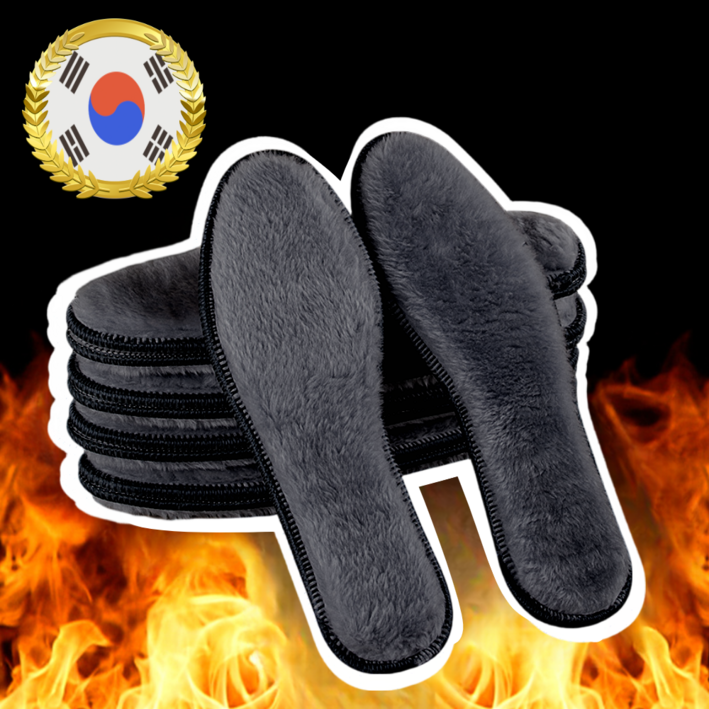 국산 라움디 밍크퍼 깔창 보온 방한 발열 겨울 털깔창