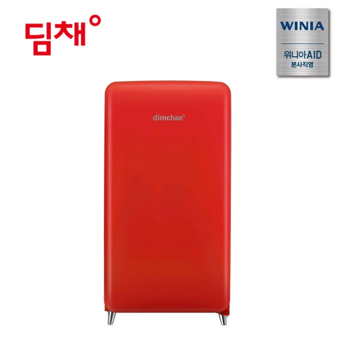 [25년형] 위니아 딤채 쁘띠형 칵테일 레드 WDS10KTACRF
