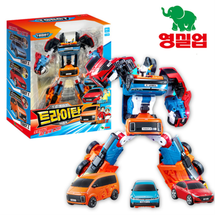 [영실업] NEW 또봇 트라이탄 X+Y+Z 3단 합체 변신로봇
