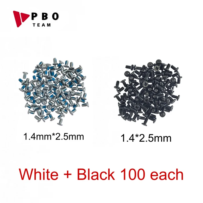 100PCS 2.5mm 3.0mm 3.5mm 나사 삼성 S21 S22 S23 S24 울트라 A52 A53 A50 A40 A60 A80 A90 A11 마더 보드