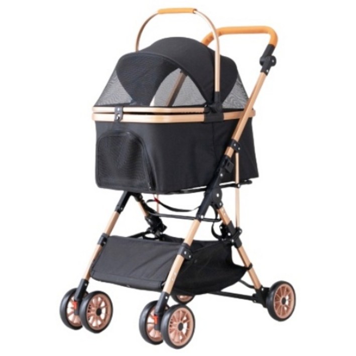 펫초이스 강아지 유모차, 블랙, 1개