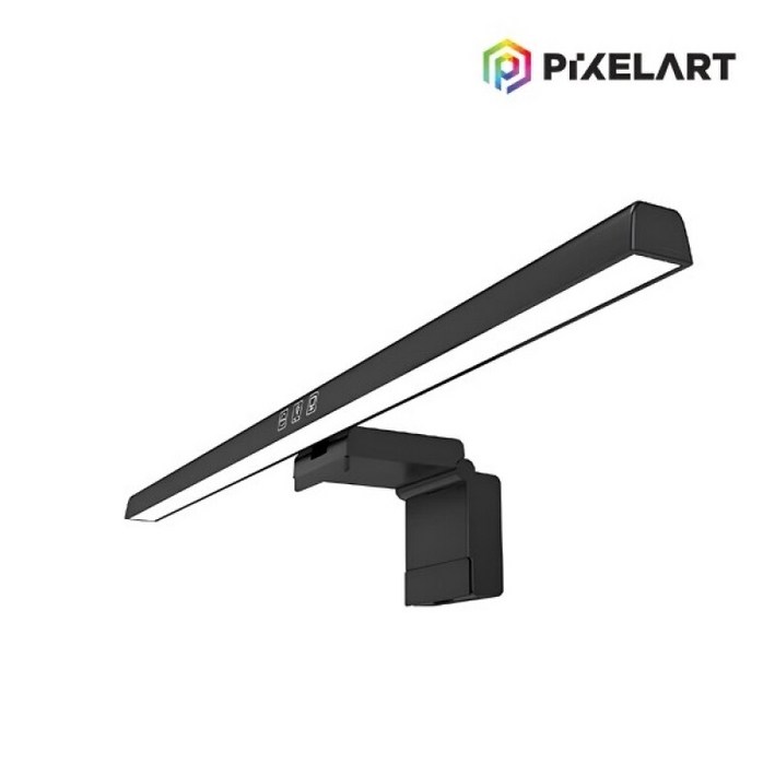 픽셀아트 LED 모니터 조명 터치 스크린바 블랙