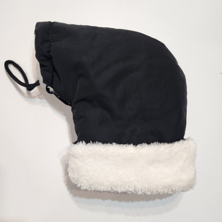 (자체제작)미싱도로록 국내생산 킥보드 자전거 장갑 방한 워머, 1세트, 블랙패딩