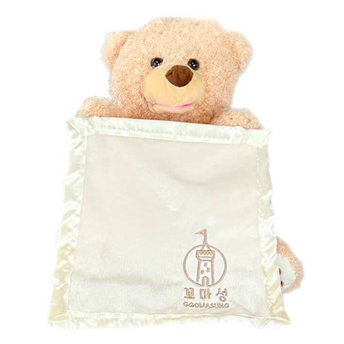 꼬마성 애착발달 까꿍 움직이는 곰인형, 1개