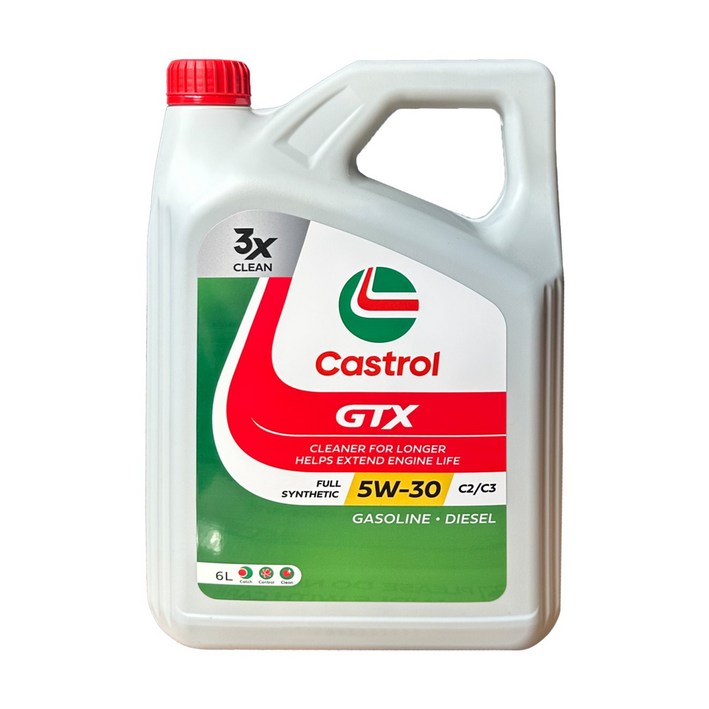 캐스트롤 Castrol GTX C2C3 5W-30, 2개, 5w30, 6L