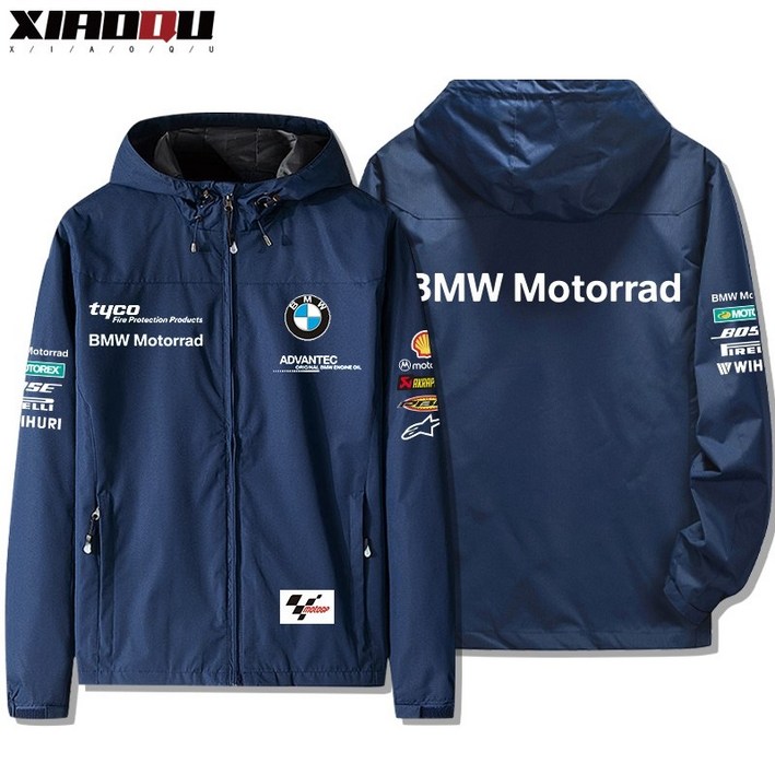 BMW 오토바이 후드 점퍼 바이크후드티 기모 레이싱복 윈드 바이크