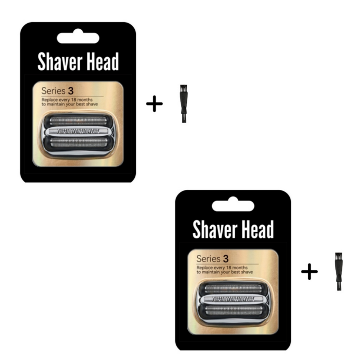 베러고잉 브라운 3시리즈 일체형 교체용 면도날 면도기날망, 2개, 1개