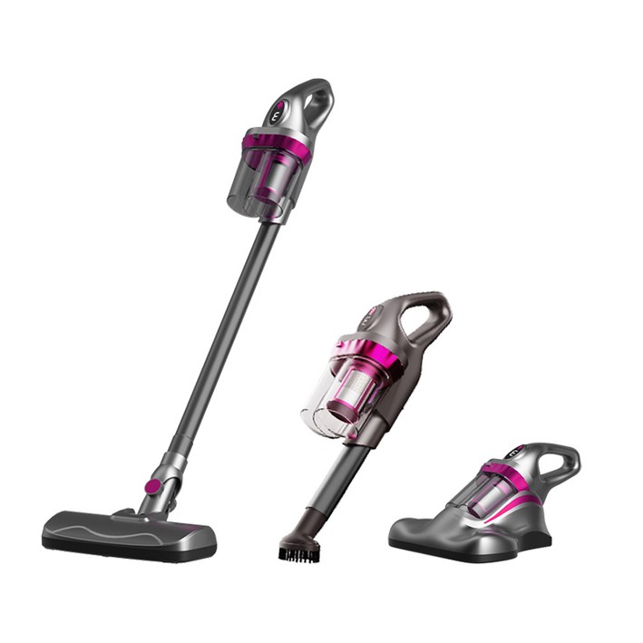 [KC인증] SmartGo 무선 스마트 3in1 다기능 청소기 진드기제거기 초강력 진공청소기 UV살균