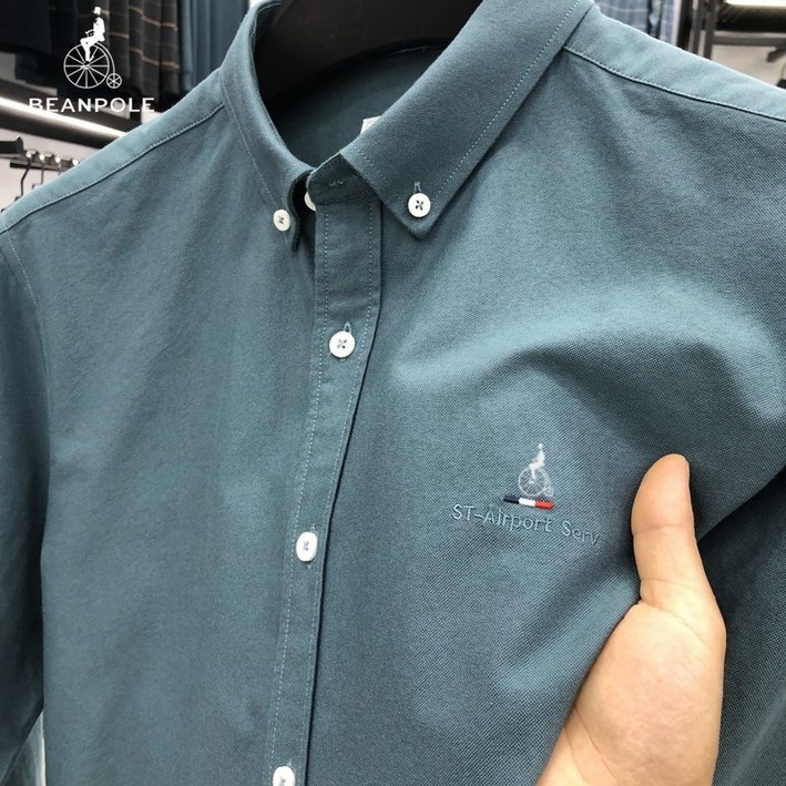 빈폴 남성 와이셔츠 무지 순면 긴소매 셔츠 홍콩 행사 제품 해외직구 5Color