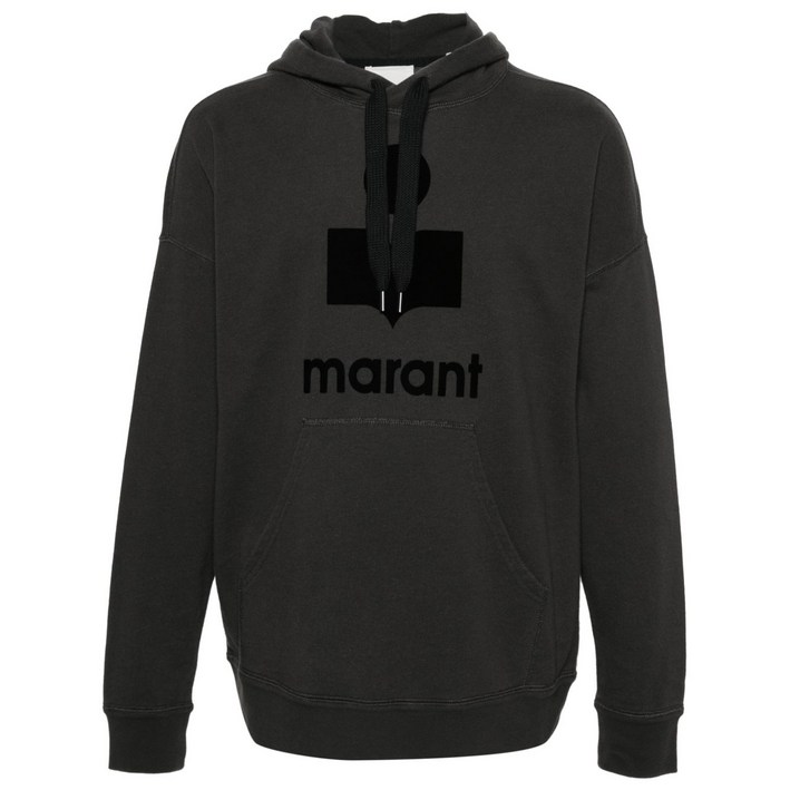 MARANT 마일리 플록 로고 후디