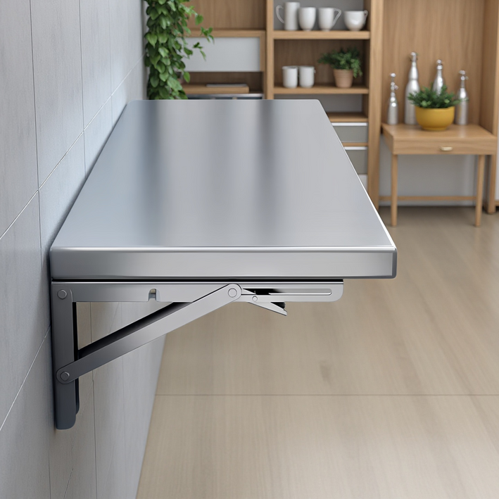 접이식 스텐 테이블 벽걸이테이블 접이식식탁 확장형 공간활용 다용도 책상