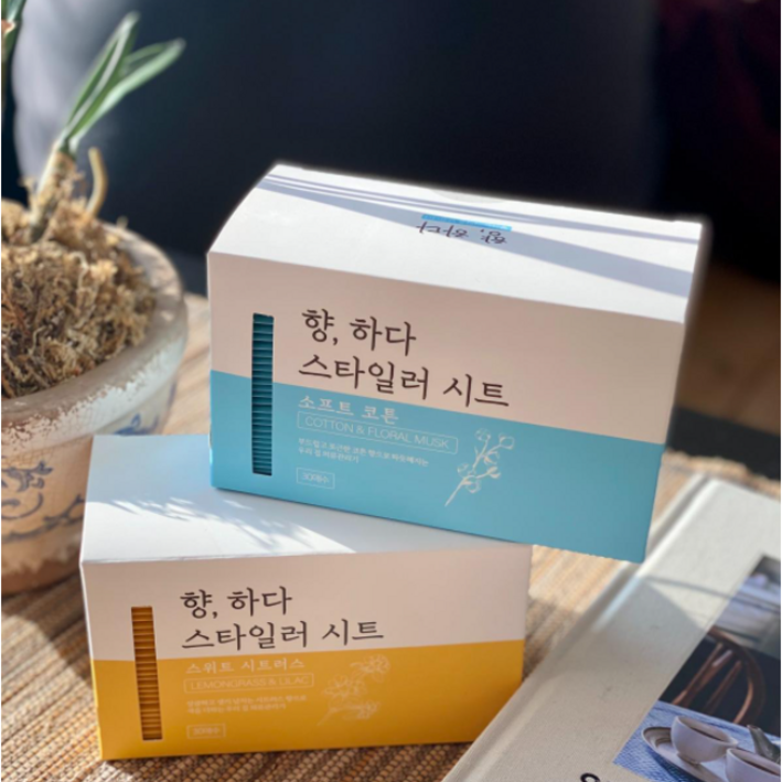 향하다 스타일러 시트 의류관리기 에어드레서 냄새 제거 향기 30P, 1개, 스위트 시트러스 향하다 스타일러 시트 의류관리기 에어드레서 냄새 제거 향기 30P, 1개, 스위트 시트러스