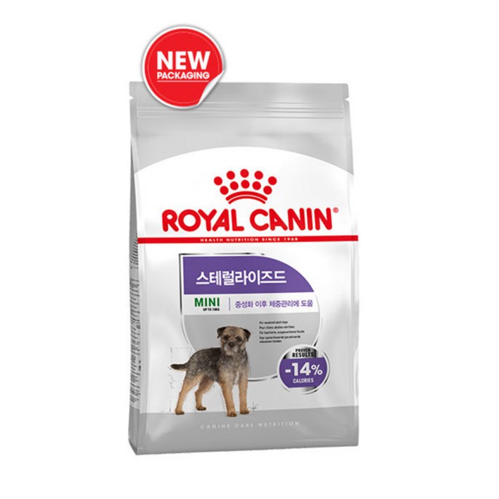 로얄캐닌 독 미니 스테럴라이즈드 케어 1kg
