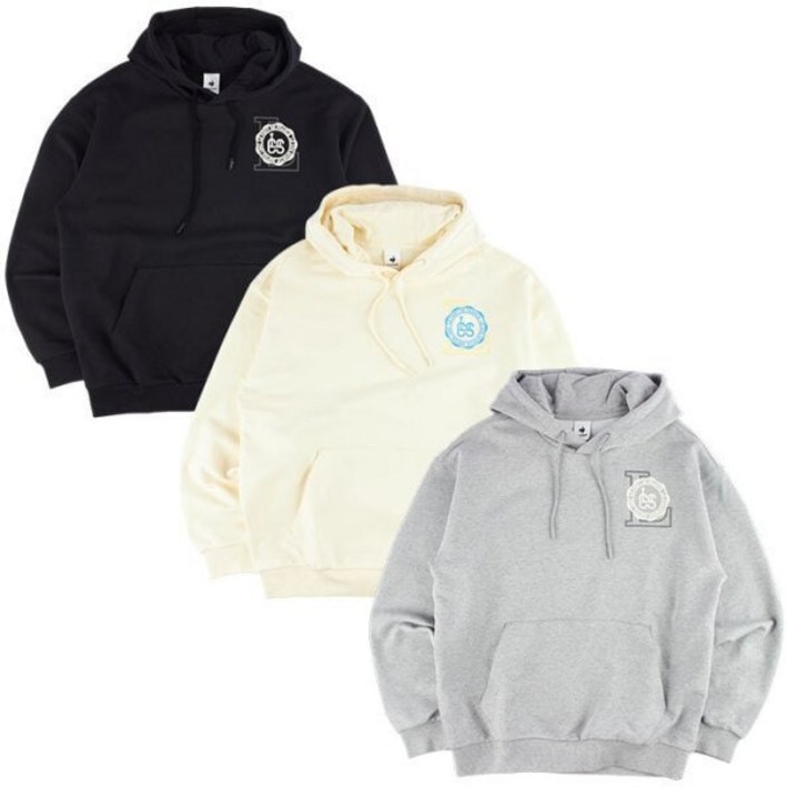 [백화점 정품] 르꼬끄 공용 루즈핏 에센셜 쮸리 후드 티셔츠 QQ123LHD11