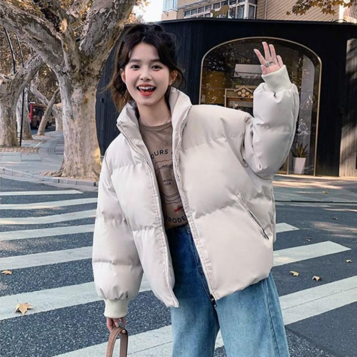 유리아나 여성 겨울 하이넷 숏패딩 크롭 패딩 경량 패딩 겨울 아우터
