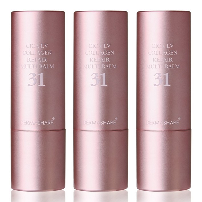 더마쉐어 시카 엘브이 콜라겐 리페어 멀티밤, 11g, 3개
