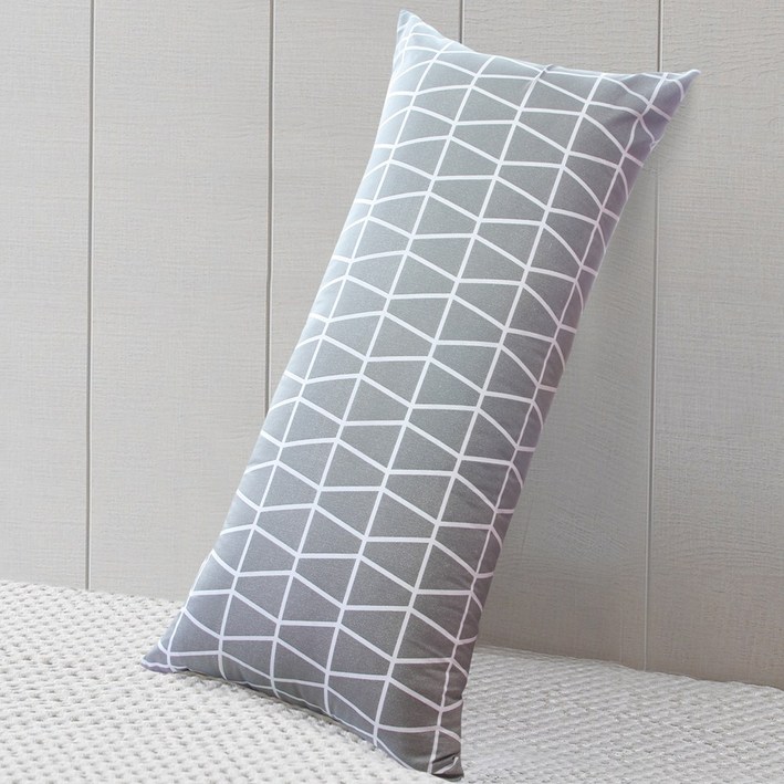 네모라인 국내생산 스마일 등받이 침대 헤드 등 쿠션 커버 솜 별도