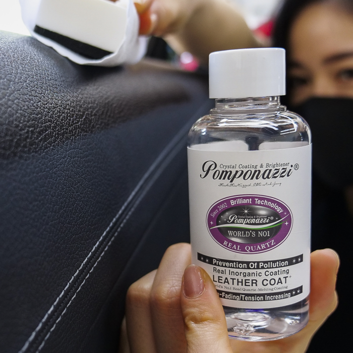 폼포나치 레더코트 가죽코팅제 자동차시트 천연 나파가죽 고급소파, 1세트, 100ml