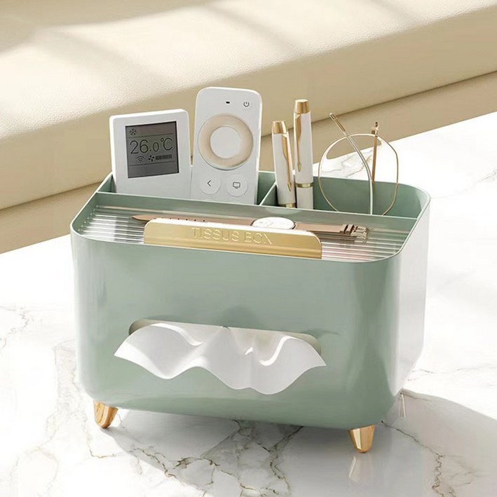 ROSSKOSS로스코스 다용도 책상 화장대 티슈 케이스 수납정리 멀티 심플 정리함