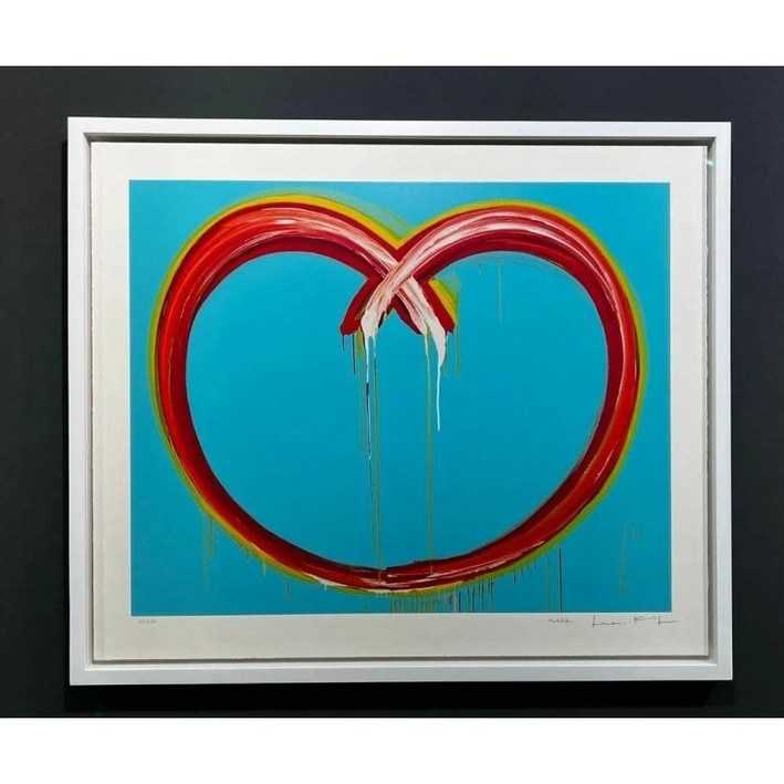 이건용 작가 한정판 판화  Body Speace 신체의 풍경 원목입체액자